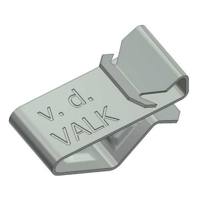 Van der Valk | ValkCableCare | Stainless Steel cable clamp small - Van Der Valk