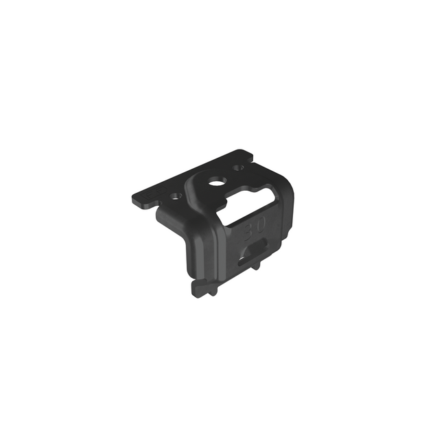 Enstall | FlatFix | End Clamp | 30mm | Black - Enstall