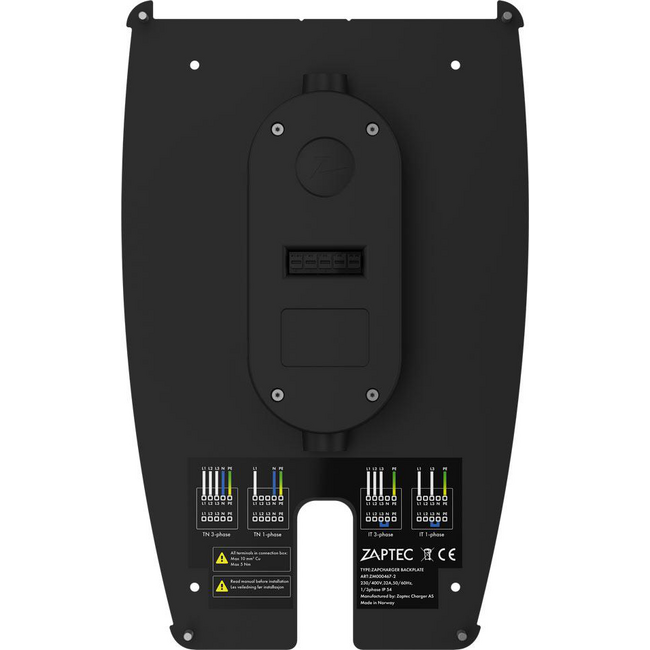 Zaptec | Pro | Backplate - Zaptec