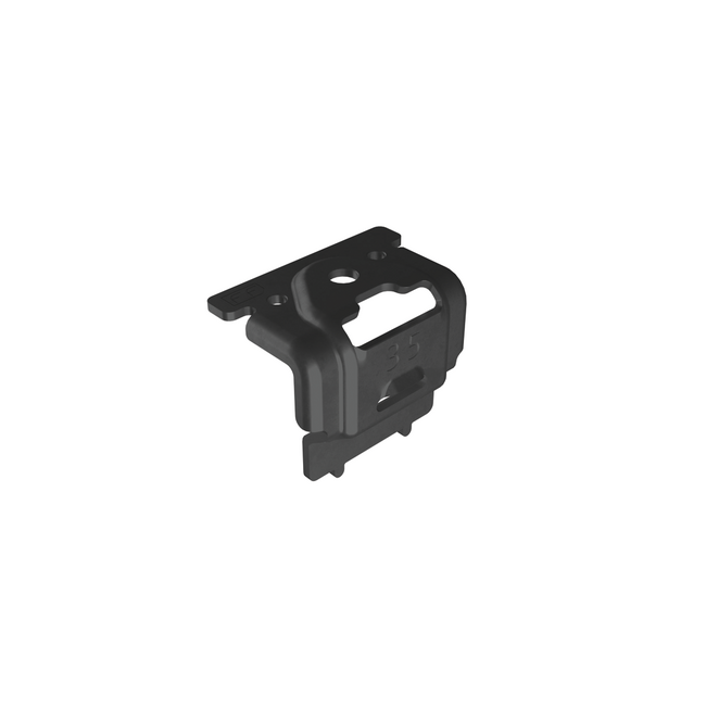 Enstall | FlatFix | End Clamp | 35mm | Black - Enstall