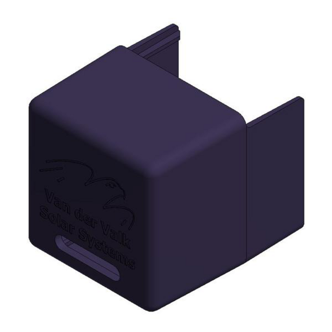 Van der Valk | ValkPitched - Clamp | Plastic End Cap | Black - Van Der Valk