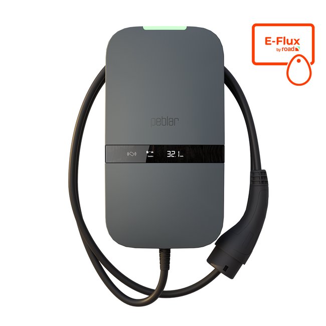 Peblar | Business | 22kW | MID | Cable 5M | Incl. e-flux sim - Peblar
