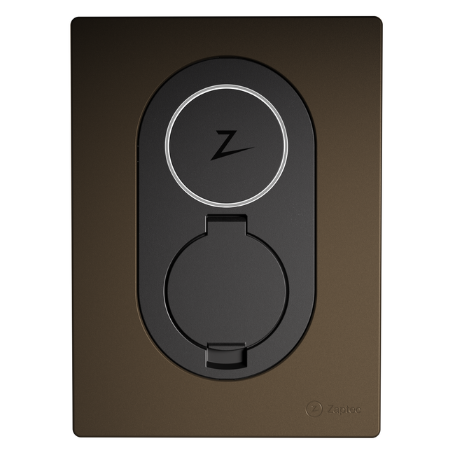 Zaptec | Go | EV Charger | 22 kW | Wood Brown - Zaptec