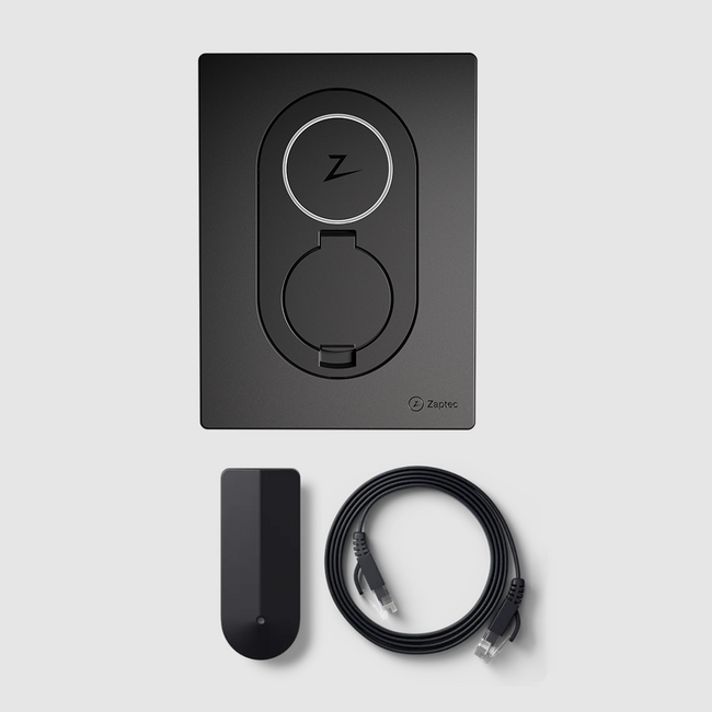 Zaptec | GO | 22 kW | Asphalt Black | incl Tibber Pulse - Zaptec