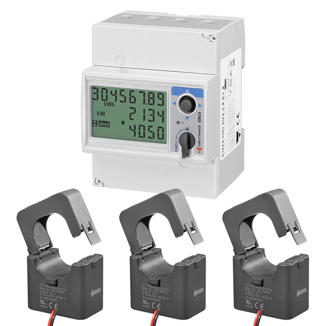 Carlo Gavazzi | Energy Meter + Current Transformer | 400A /5A - Carlo Gavazzi