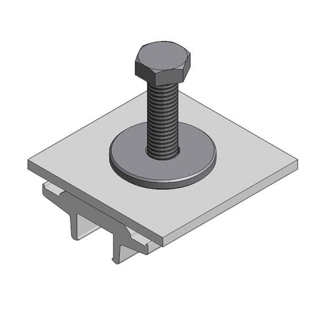 Van der Valk | ValkPitched - Clamp | Alu. Clamp for power optimizer/micro inverter - Van Der Valk