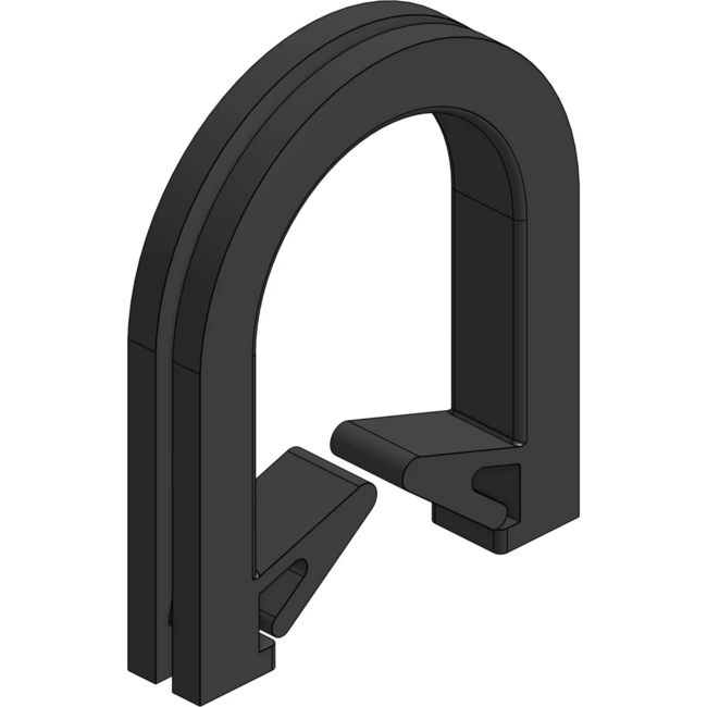 Sunbeam | Kabeldoorvoer zijplaten black - Sunbeam