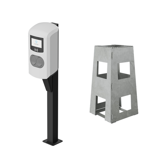 Onepole | X Mounting Pole | Alfen EVE Double | Complete - Alfen