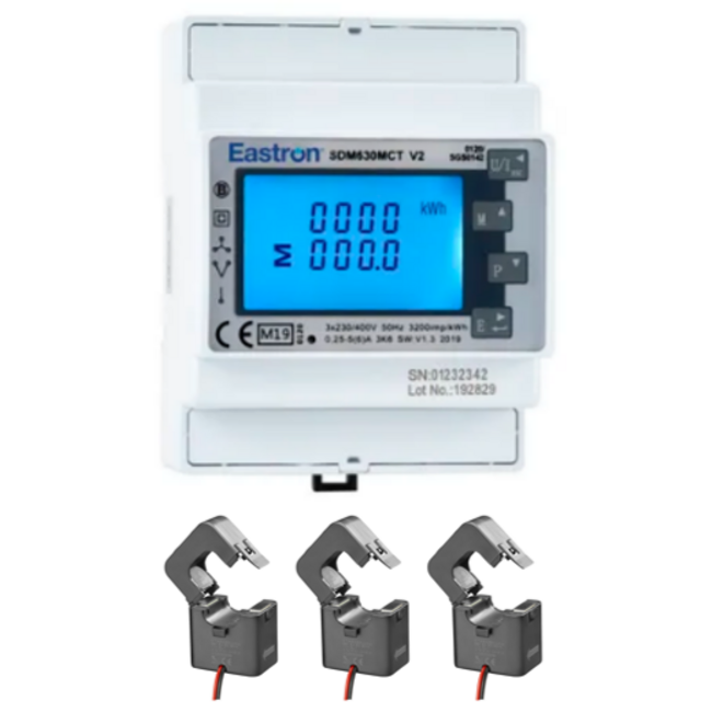 Solis | 3-Fase meter for EH3P of RHI/EH1P | + 3xCT 120A - Solis
