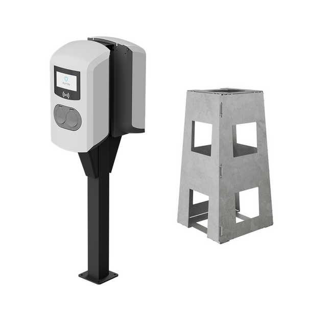 Onepole | X Mounting Pole | 2x Alfen EVE Double | Complete - Alfen