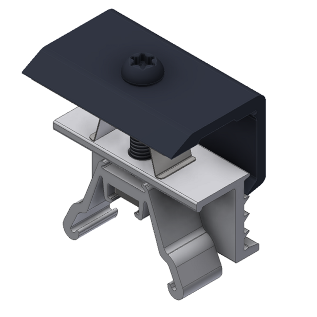 Van der Valk | ValkAce | Alu. End Clamp | Black - Van Der Valk