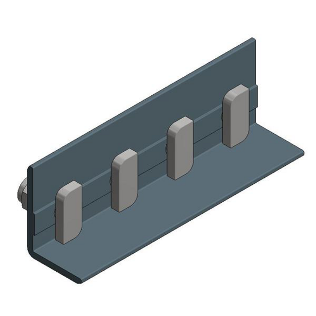 Van der Valk | ValkPitched - Clamp | Coupling Piece for side++ profile | Black - Van Der Valk
