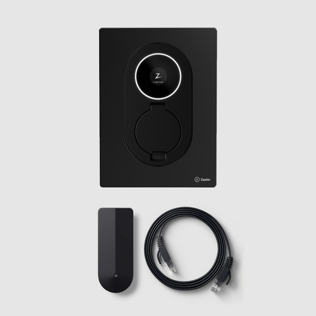 Zaptec | GO 2 | 22 kW | Asphalt Black | incl Tibber Pulse - Zaptec